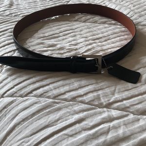 Men’s Coach leather belt 36”